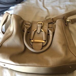 Charming Charlie Beige Bag